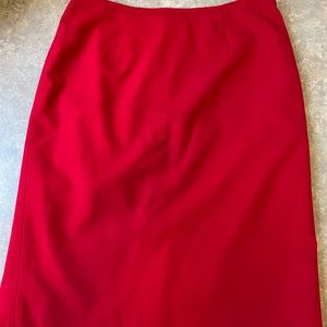 Calvin Klein cute red Pencil Skirt size 6